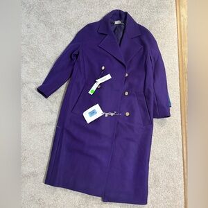 Versace Collection wool coat NWT 40 cappotto donna tessuto